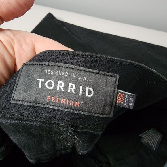 Torrid Jeans Womens 18 R Bombshell Skinny Premium Stretch High Rise Black - Picture 8 of 8